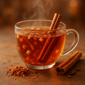 20251121 1437 apple cinnamon tea simple compose 01kak356hmf67awmgfwkefgw1m